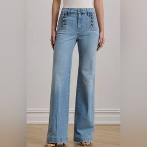 Lauren Ralph Lauren
Women's High-Rise Flare Sailor Jeans Size 10